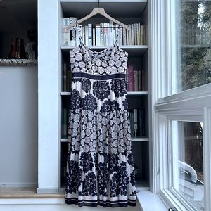 Eliza J Mixed Floral Maxi Dress
